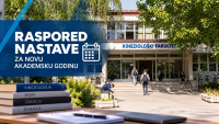 VAŽNA OBAVIJEST - Raspored sati